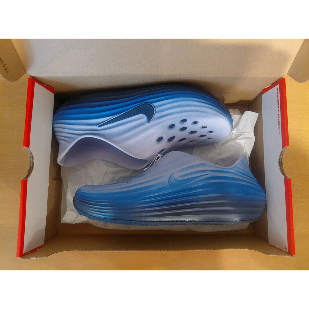 NEW Nike ReactX Rejuven8 Midnight Navy Comet Blue Men's Sizes 7, 8 IB6366-400 - Picture 2 of 9